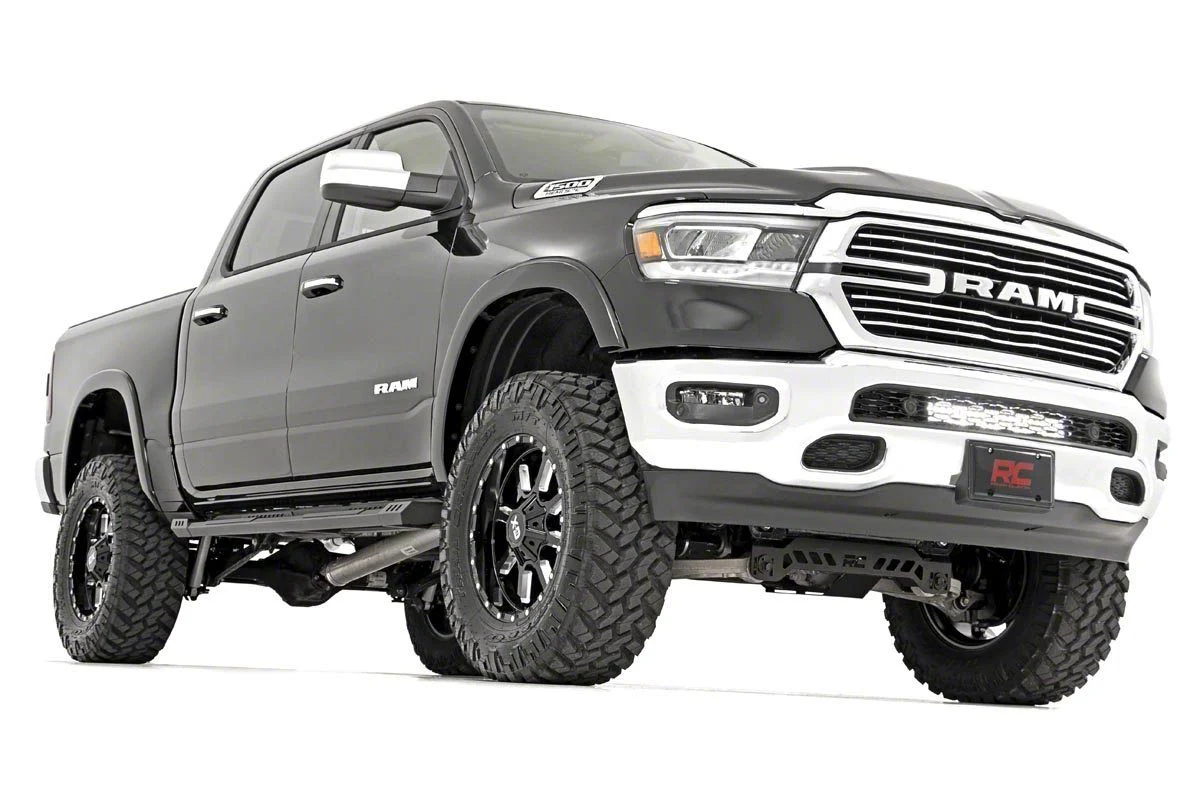 Rough Country Offroad 20-Inch Black Series Amber DRL LED Hidden Bumper Kit (19-24 RAM 1500, Excluding Rebel & TRX)