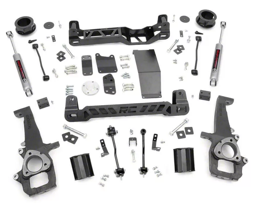 Rough Country Suspension 4-Inch Suspension Lift Kit (09-11 4WD RAM 1500)