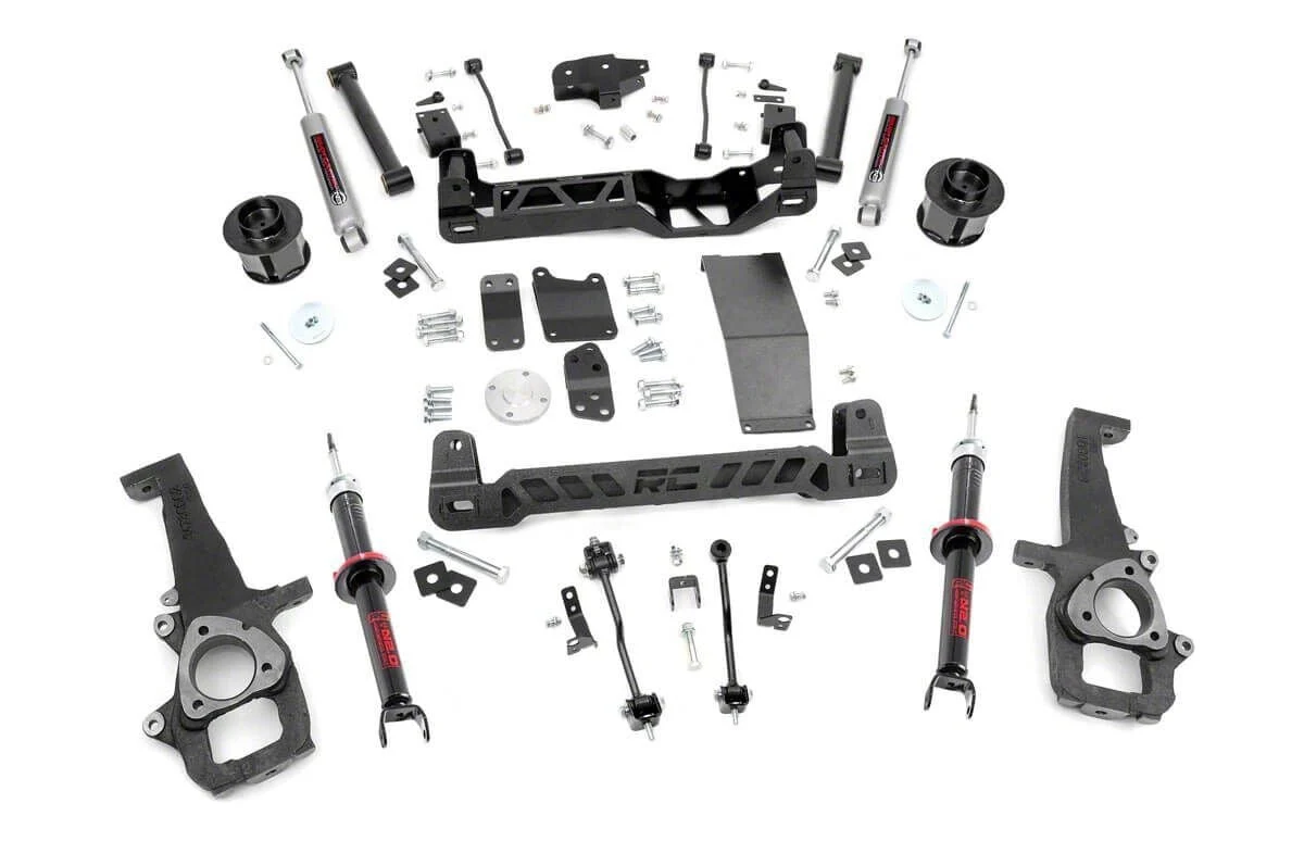 Rough Country Suspension 6-Inch Suspension Lift Kit with Lifted Struts (09-11 4WD RAM 1500)