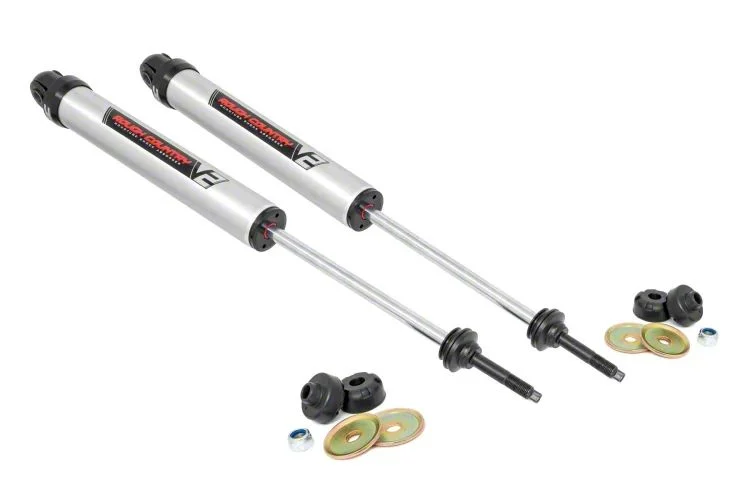 Rough Country Offroad V2 Monotube Rear Shocks for 3.50-Inch Lift (19-26 RAM 1500, Excluding RHO & TRX)