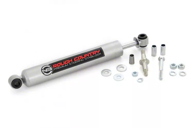 Rough Country Suspension Premium N3 Steering Stabilizer (03-12 4WD RAM 2500)