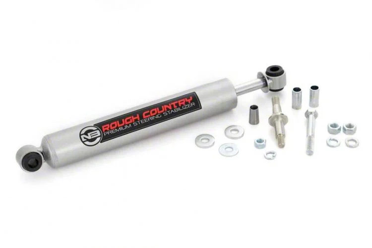 Rough Country Suspension Premium N3 Steering Stabilizer (03-12 4WD RAM 3500)