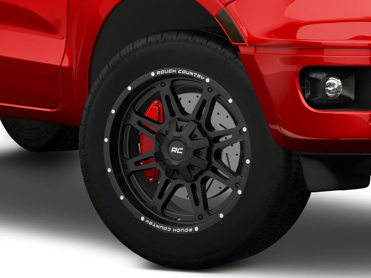 Rough Country 94 Series Matte Black Milled 6-Lug Wheel; 20x9; 0mm Offset (19-23 Ranger)