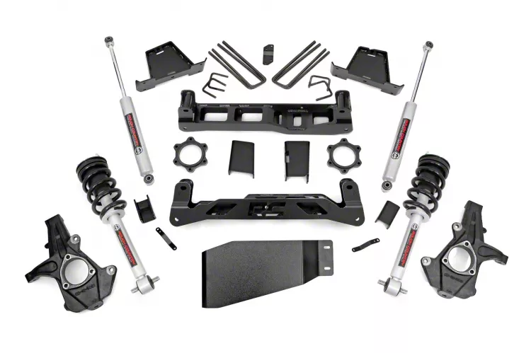 Rough Country Suspension 6-Inch Suspension Lift Kit with Lifted N3 Struts and Premium N3 Shocks (07-13 4WD Sierra 1500)