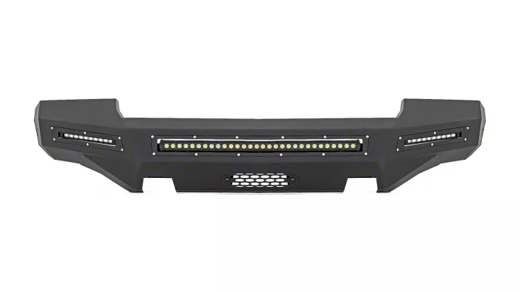 Rough Country High Clearance Front Bumper with LED Lights (07-13 Sierra 1500)