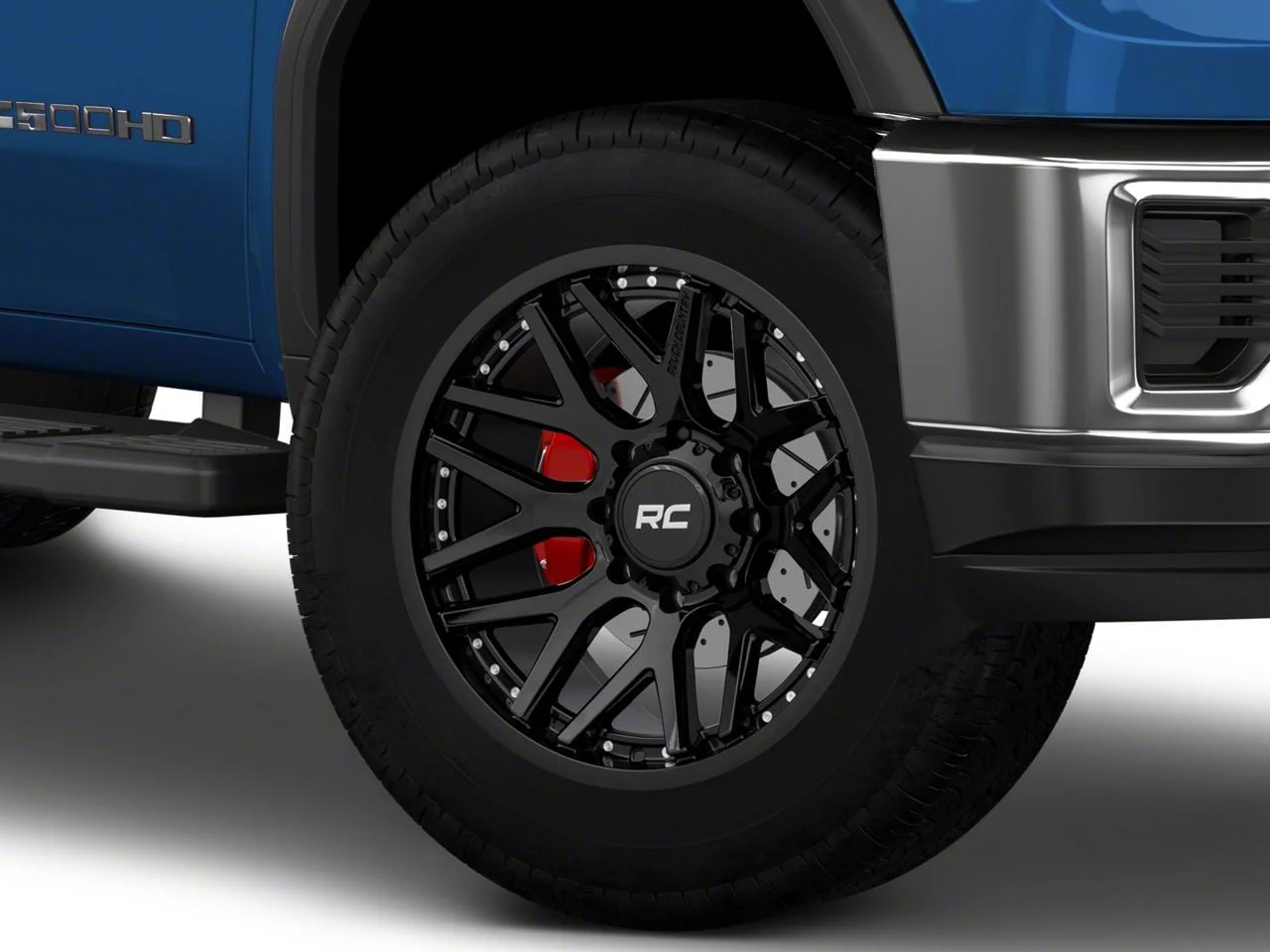 Rough Country 95 Series Gloss Black 8-Lug Wheel; 20x10; -19mm Offset (20-26 Sierra 2500 HD)