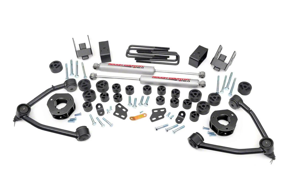 Rough Country Suspension 4.75-Inch Combo Suspension Lift Kit (07-13 2WD Silverado 1500)