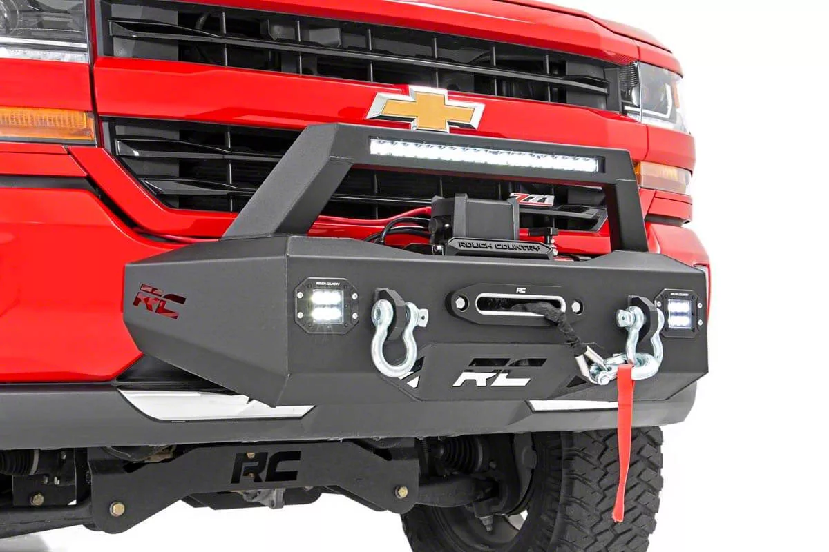 Rough Country EXO Winch Mount System (07-18 Silverado 1500)