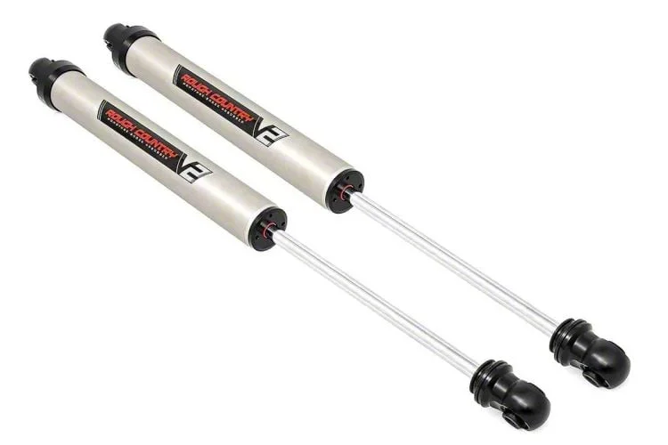 Rough Country Offroad V2 Monotube Rear Shocks for 0 to 3-Inch Lift (07-26 Silverado 3500 HD)