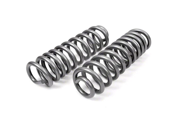 Rough Country Suspension 1.50-Inch Front Leveling Coil Springs (11-26 4WD 6.7L Powerstroke F-250 Super Duty)
