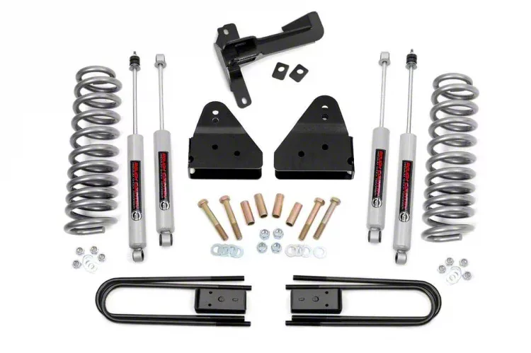 Rough Country Suspension 3-Inch Series II Suspension Lift Kit with Premium N3 Shocks (11-16 4WD 6.7L Powerstroke F-250 Super Duty)