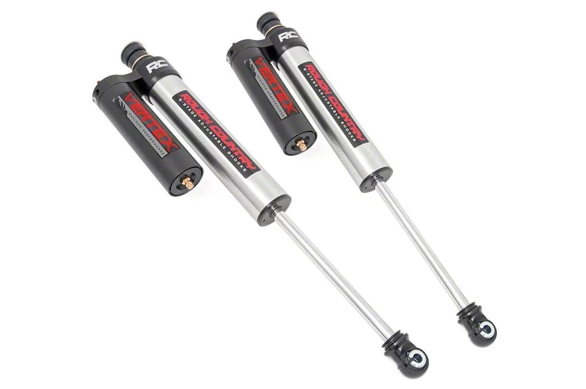 Rough Country Suspension Vertex Adjustable Front Shocks for 4.50 to 6-Inch Lift (11-26 4WD F-250 Super Duty)