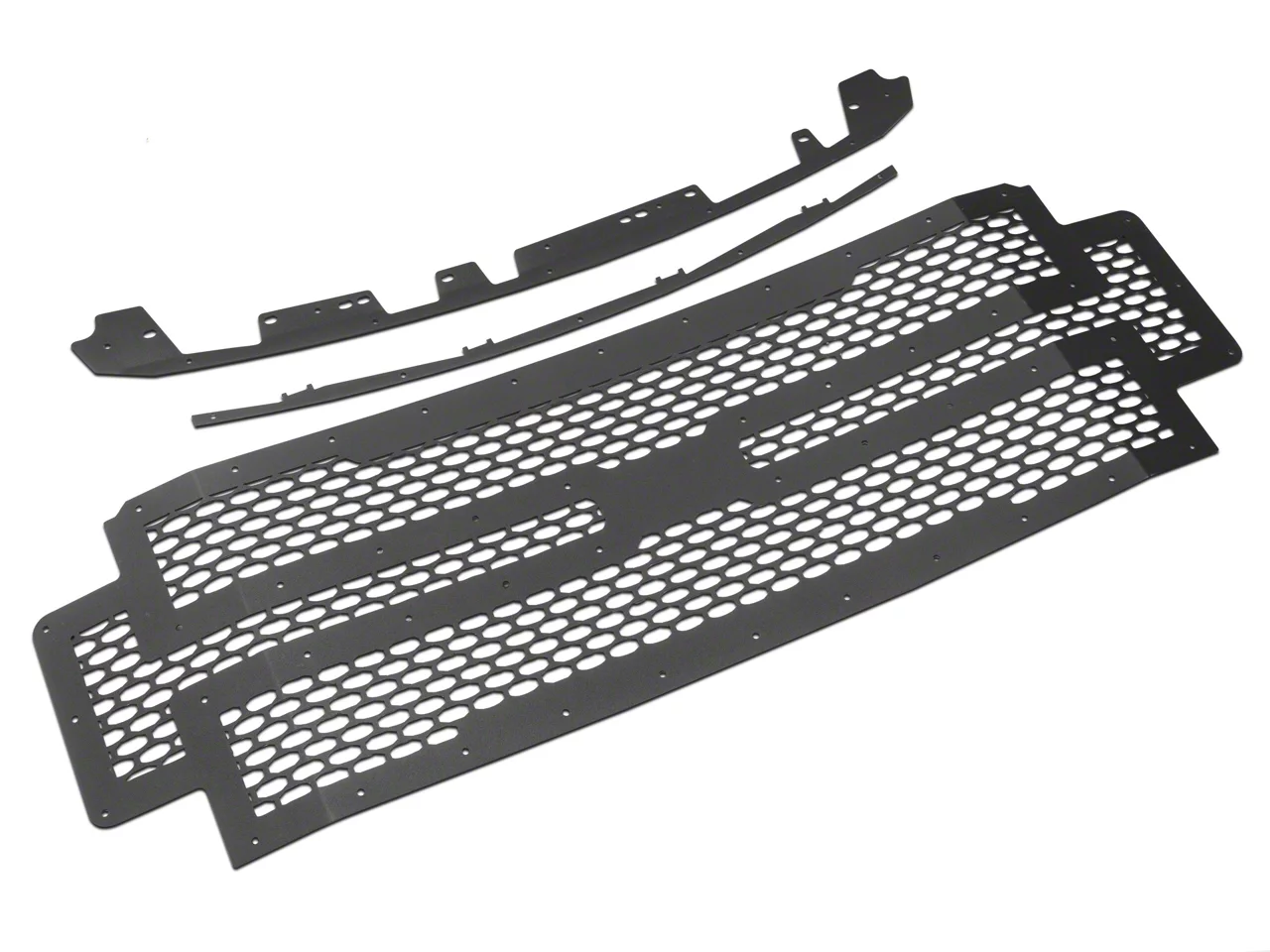 Rough Country Offroad Mesh Upper Replacement Grille; Black (17-19 F-250 Super Duty)