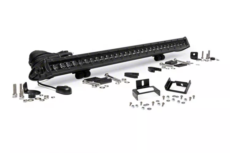 Rough Country Offroad Single 30-Inch Black Series LED Grille Kit (11-16 F-250 Super Duty)