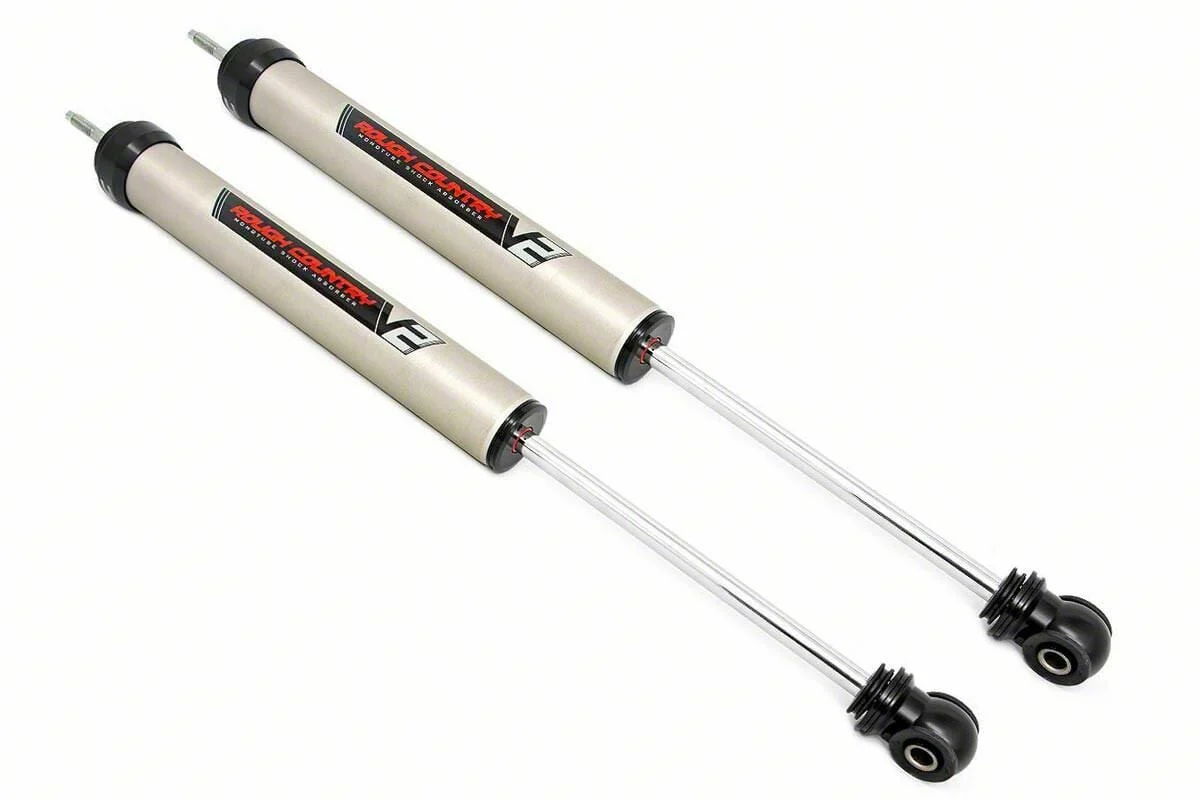 Rough Country Offroad V2 Monotube Front Shocks for 2 to 4.50-Inch Lift (11-26 F-250 Super Duty)