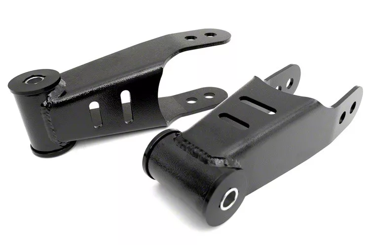 Rough Country Suspension 1 to 2-Inch Lowering Shackles (04-13 2WD/4WD F-150, Excluding Raptor)