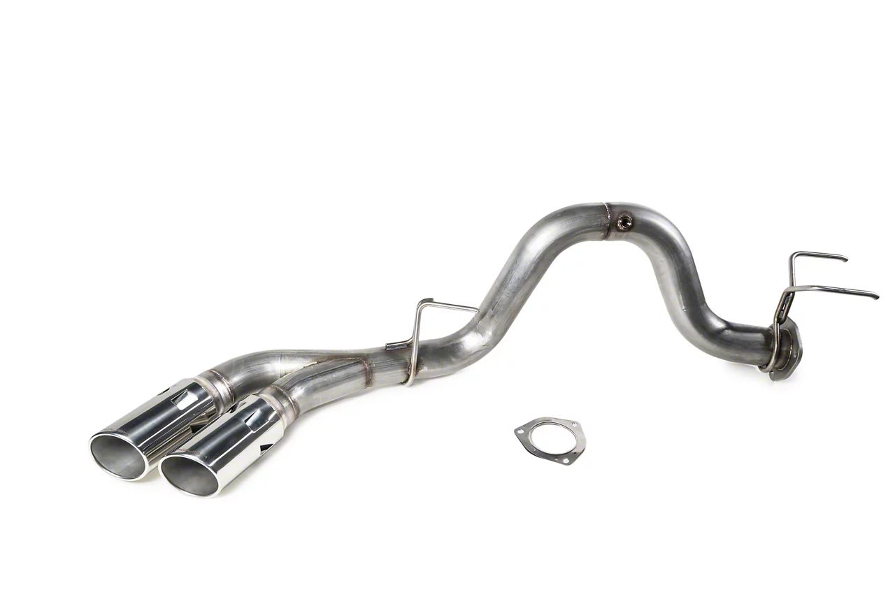 Roush Single Exhaust System with Polished Tips; Side Exit (17-26 6.7L Powerstroke F-350 Super Duty)