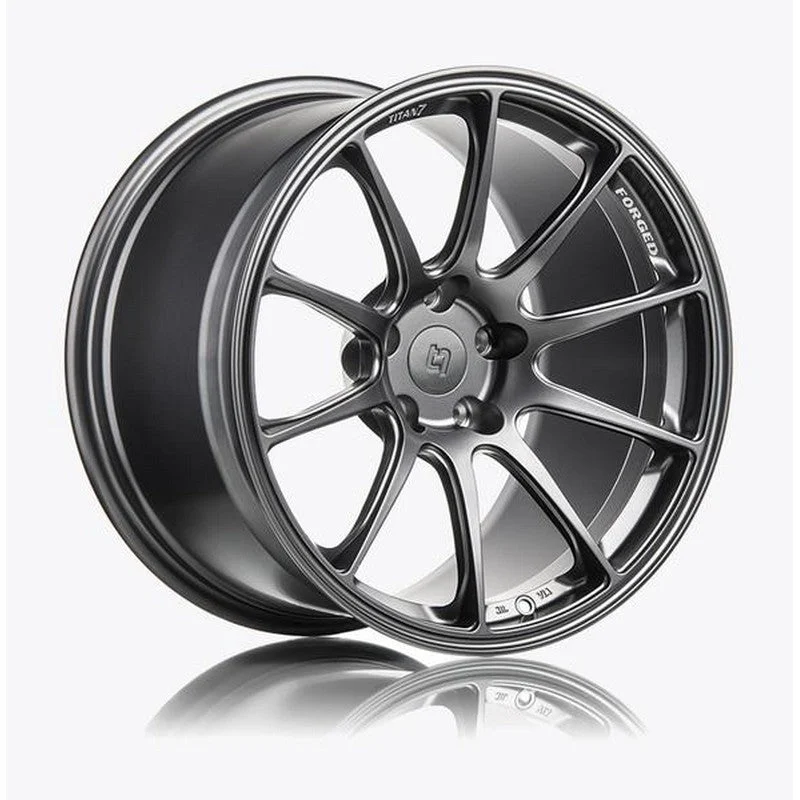 Titan 7 18 Inch T-S7 Forged Hybrid Dark Machine Wheels For BMW M3
