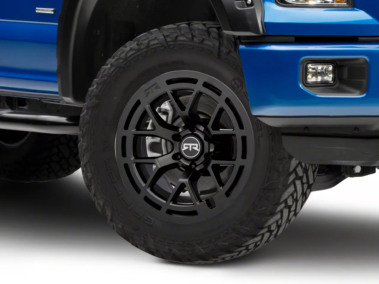RTR Tech 6 Satin Black 6-Lug Wheel; 20x9; 18mm Offset (15-20 F-150)