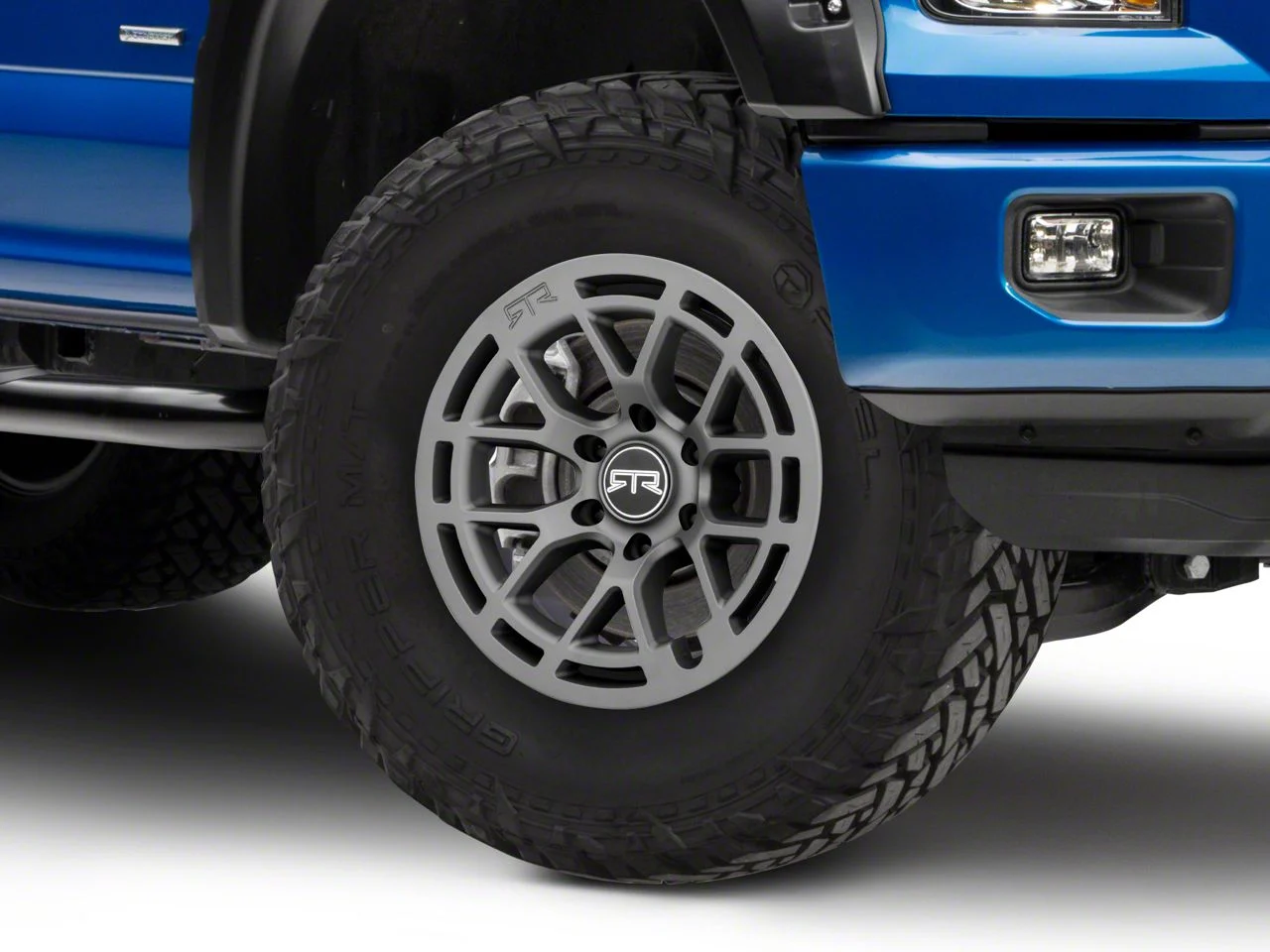 RTR Tech 6 Satin Charcoal 6-Lug Wheel; 17x9; 18mm Offset (15-20 F-150)
