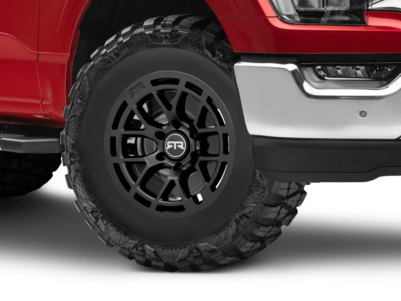 RTR Tech 6 Satin Black 6-Lug Wheel; 17x9; 0mm Offset (21-26 F-150)