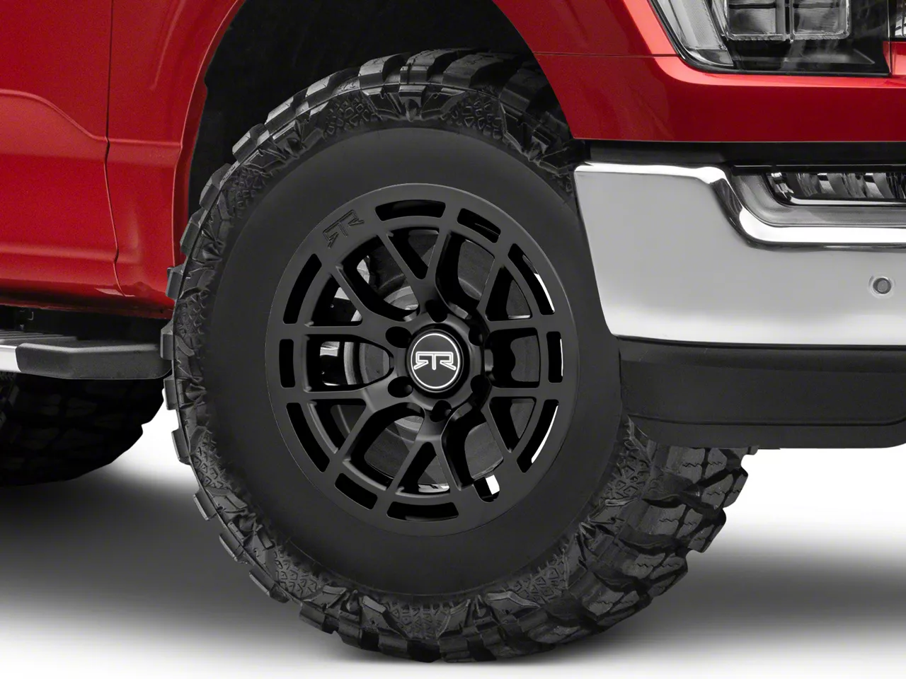 RTR Tech 6 Satin Black 6-Lug Wheel; 17x9; 18mm Offset (21-26 F-150)