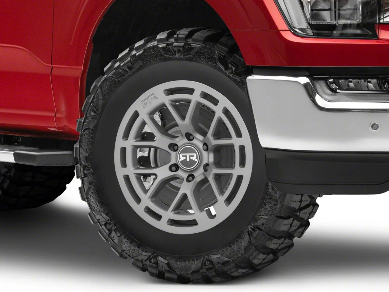 RTR Tech 6 Satin Charcoal 6-Lug Wheel; 18x9; 18mm Offset (21-26 F-150)