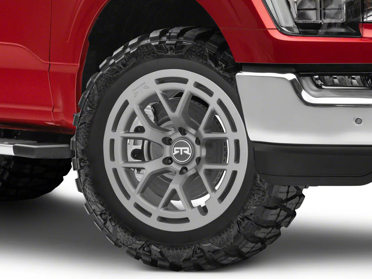 RTR Tech 6 Satin Charcoal 6-Lug Wheel; 20x9; 0mm Offset (21-26 F-150)