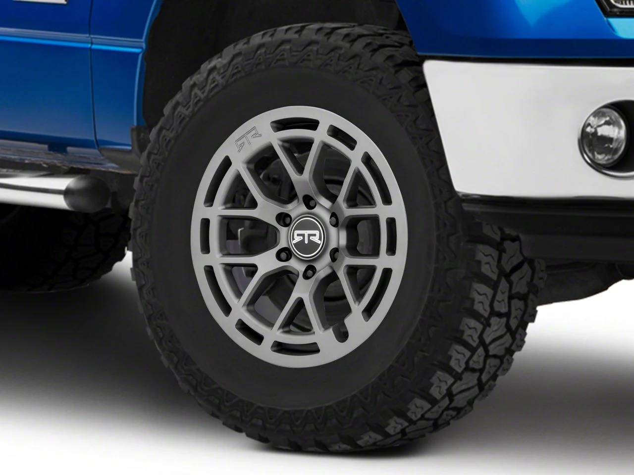 RTR Tech 6 Satin Charcoal 6-Lug Wheel; 18x9; 18mm Offset (09-14 F-150)