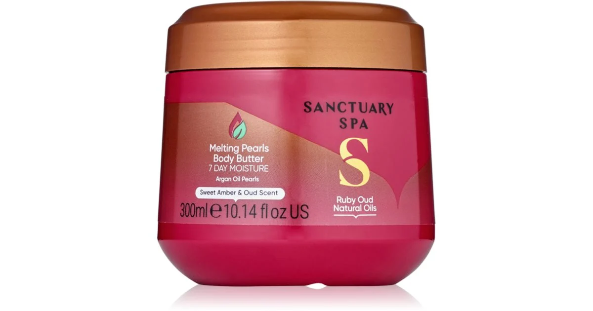Sanctuary Spa Ruby Oud burro nutriente corpo 300 ml