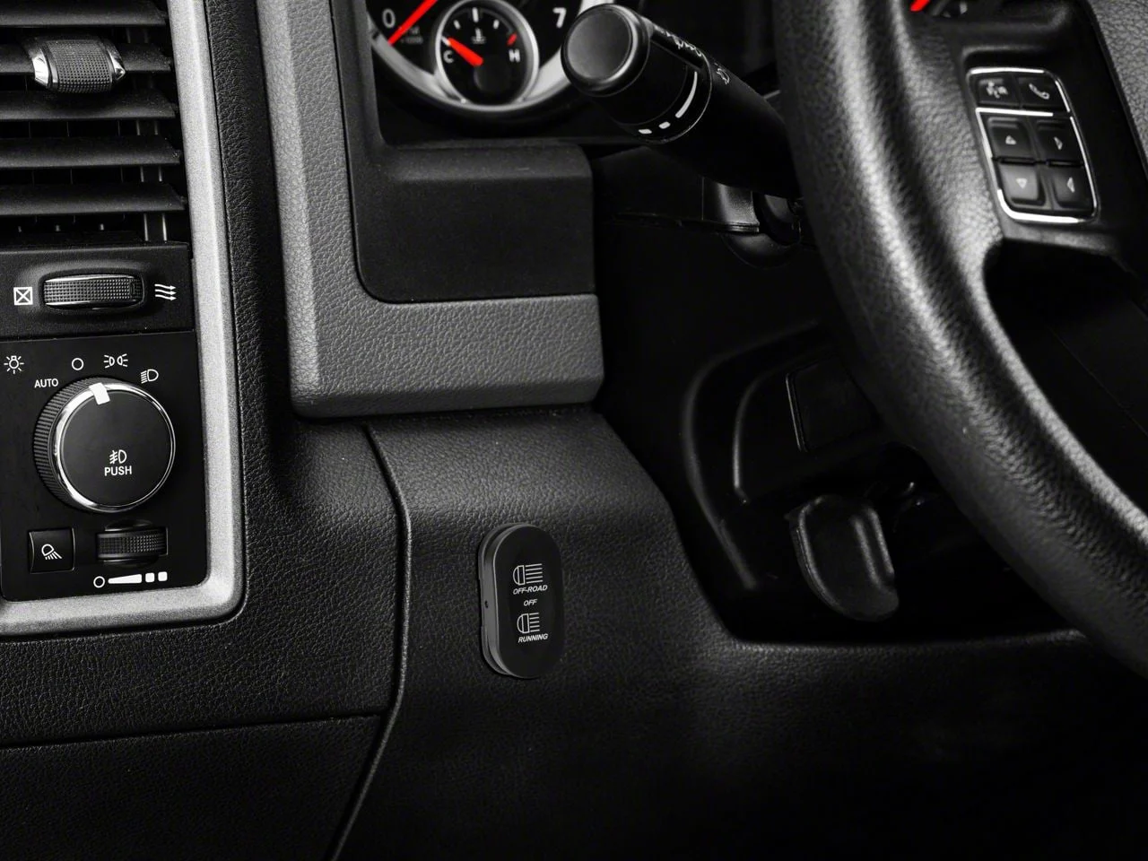 Rugged Ridge 3-Position Rocker Switch with Off-Road/Running Light Logo (Universal; Some Adaptation May Be Required)