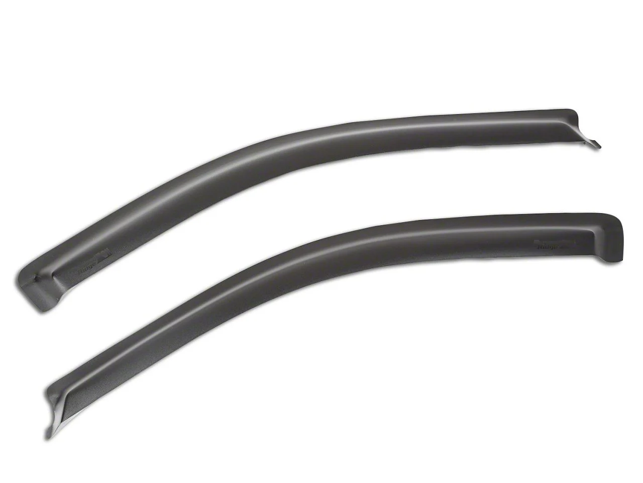 Rugged Ridge Front Window Visors; Matte Black (04-08 F-150 SuperCrew)