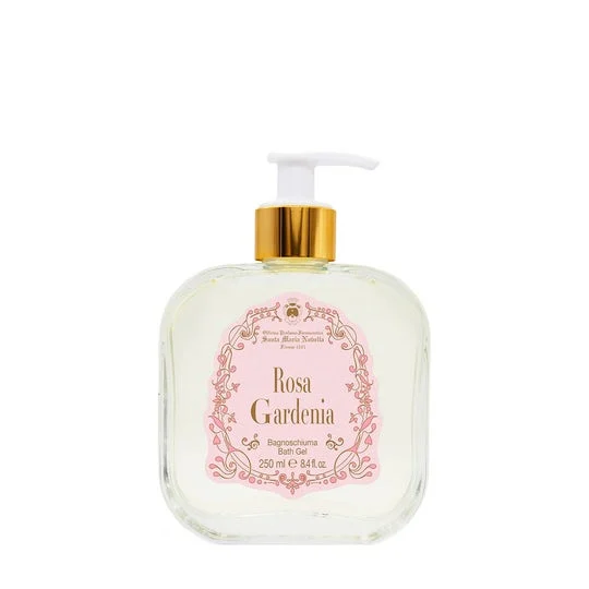 Santa Maria Novella Rosa Gardenia Gel Doccia 250 ml vetro