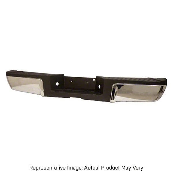 Replacement Rear Bumper Assembly; Not Pre-Drilled for Backup Sensors (13-16 F-250 Super Duty)