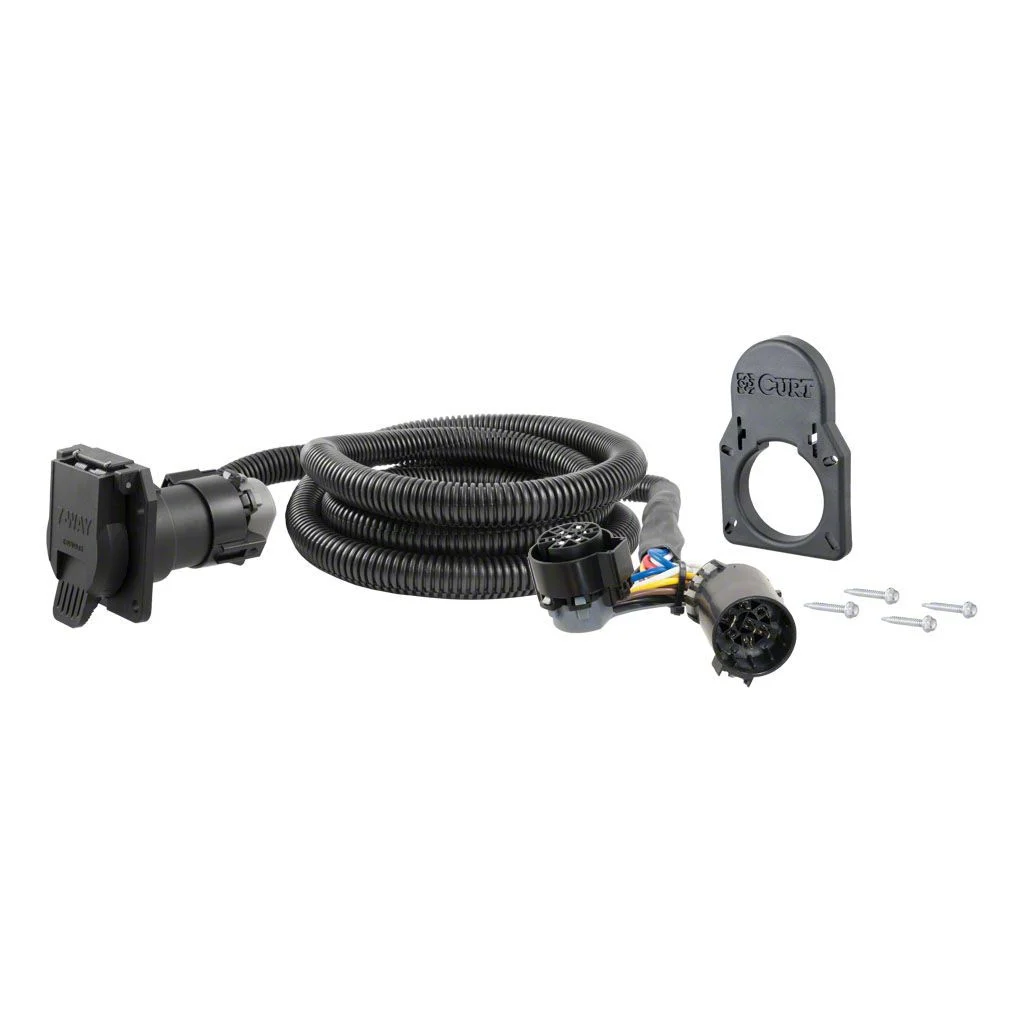 7-Foot 5th Wheel/Gooseneck Hitch Wiring Harness with 7-Way Connector (19-26 Sierra 1500)