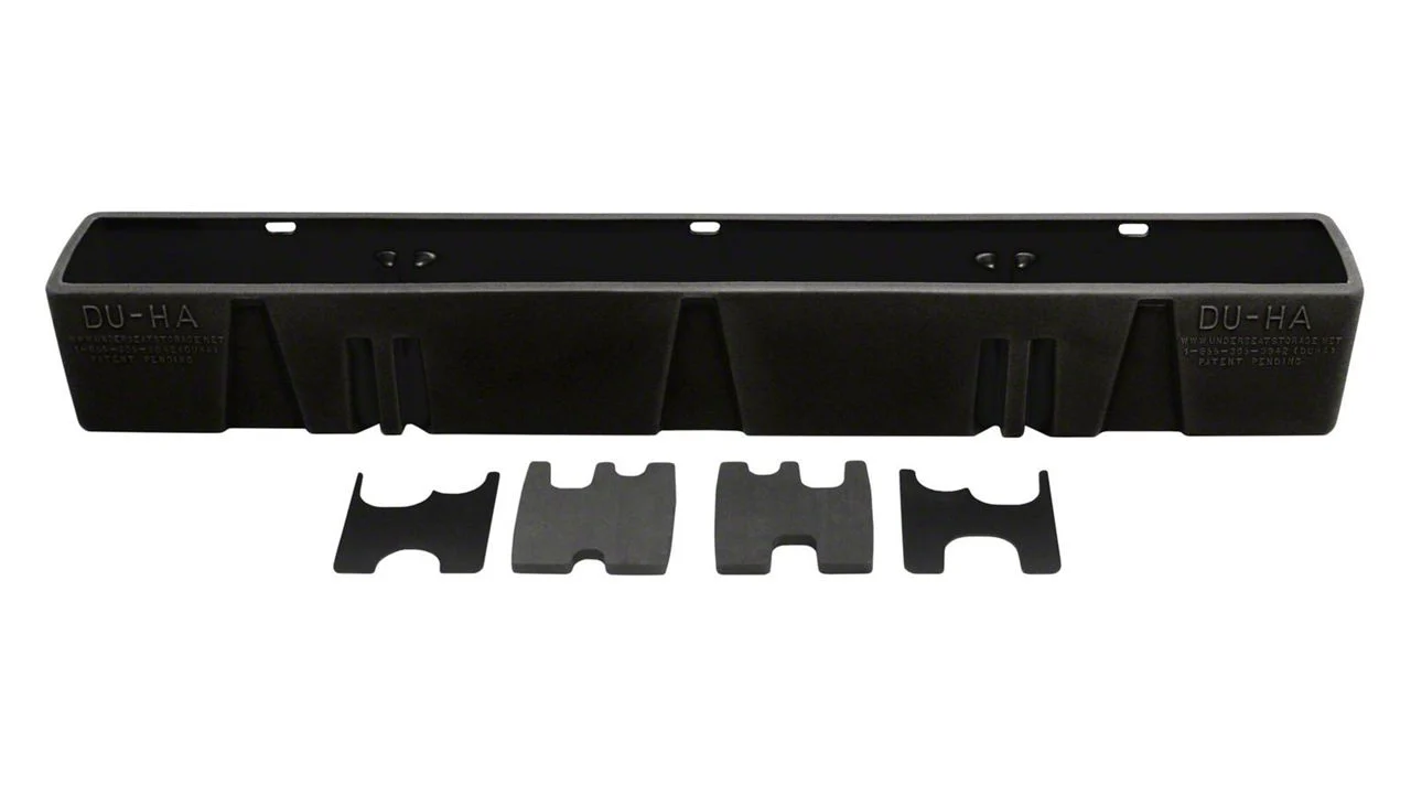 Behind-the-Seat Storage; Black (04-06 Sierra 1500 Crew Cab)