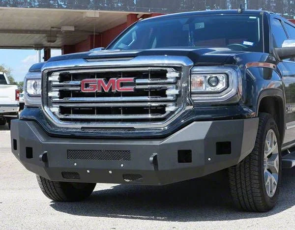 Fortis Front Bumper; Textured Black (16-18 Sierra 1500)