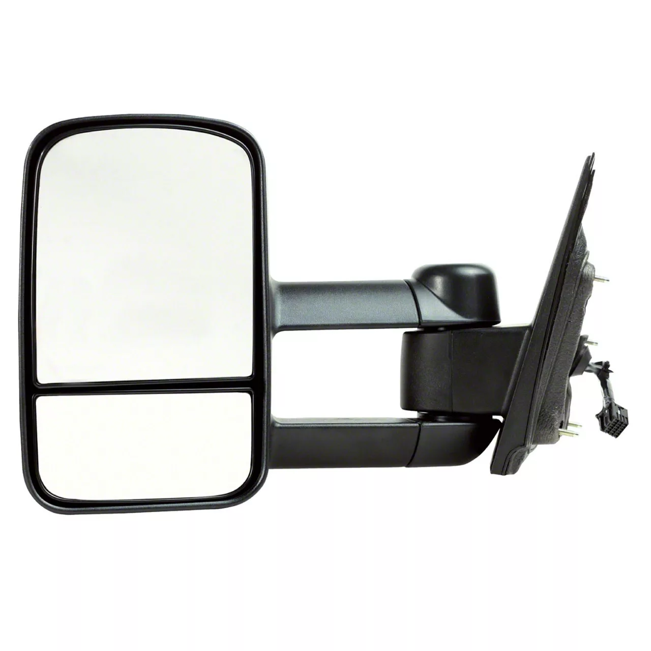 OEM Style Extendable Powered Towing Mirror; Driver Side (14-19 Sierra 1500)