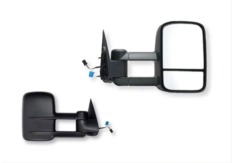OEM Style Extendable Powered Towing Mirrors; Driver and Passenger Side (03-06 Sierra 1500)