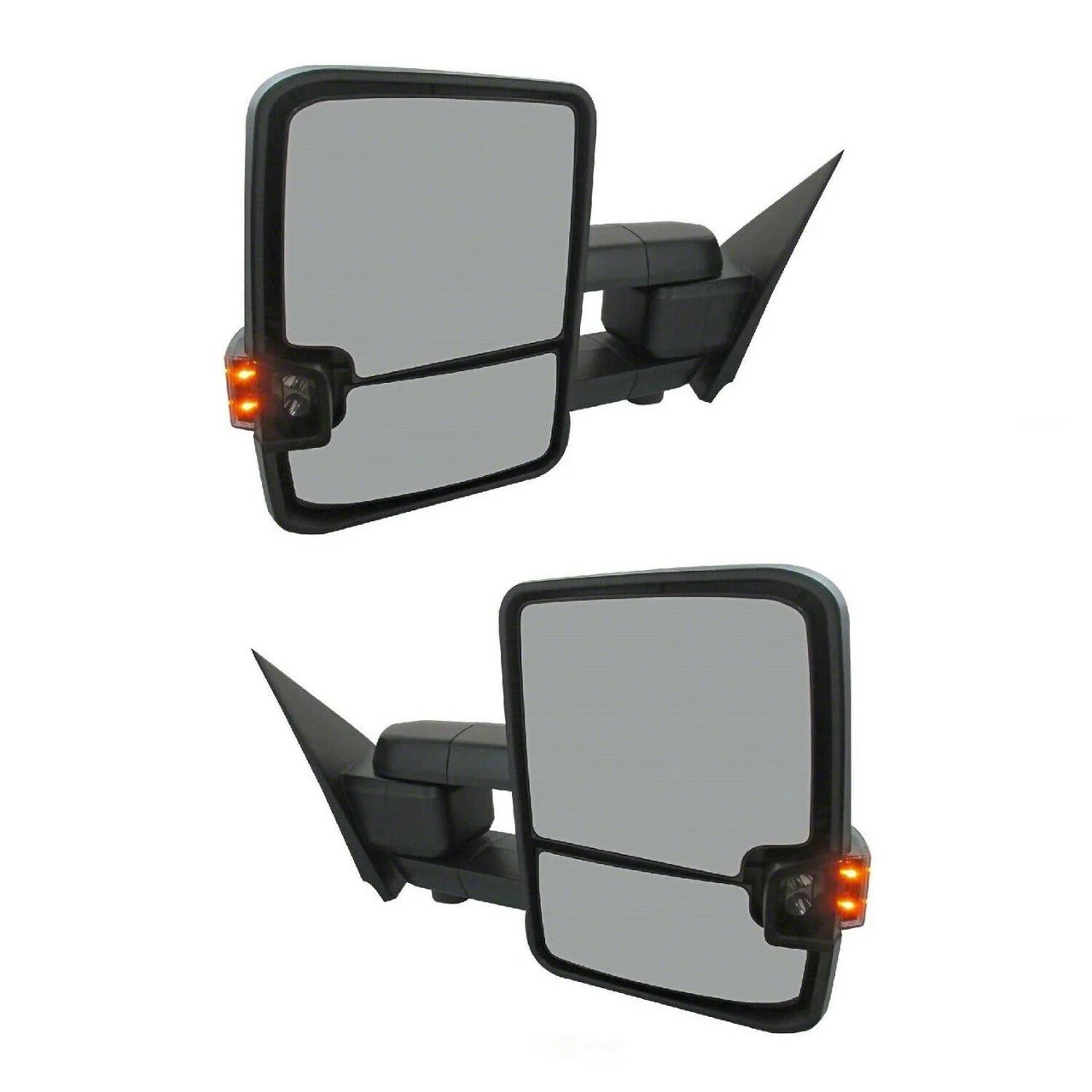 Powered Heated Memory Power Folding Towing Mirrors with Chrome Cap (14-18 Sierra 1500)