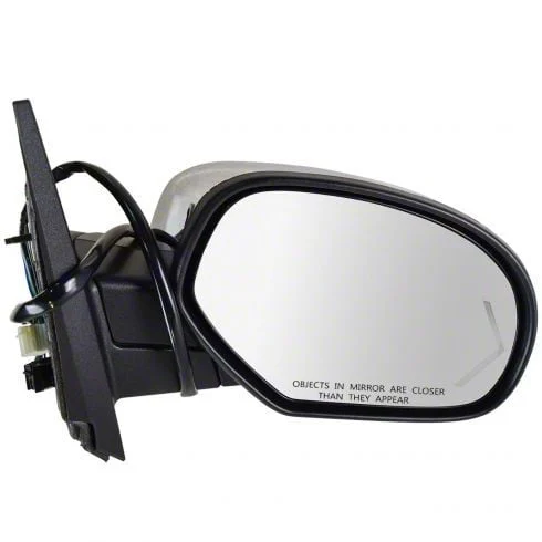 Powered Heated Memory Side Mirror with Chrome Cap; Passenger Side (09-14 Sierra 1500)