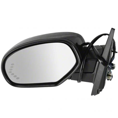 Powered Heated Memory Side Mirror; Paint to Match; Driver Side (07-08 Sierra 1500)