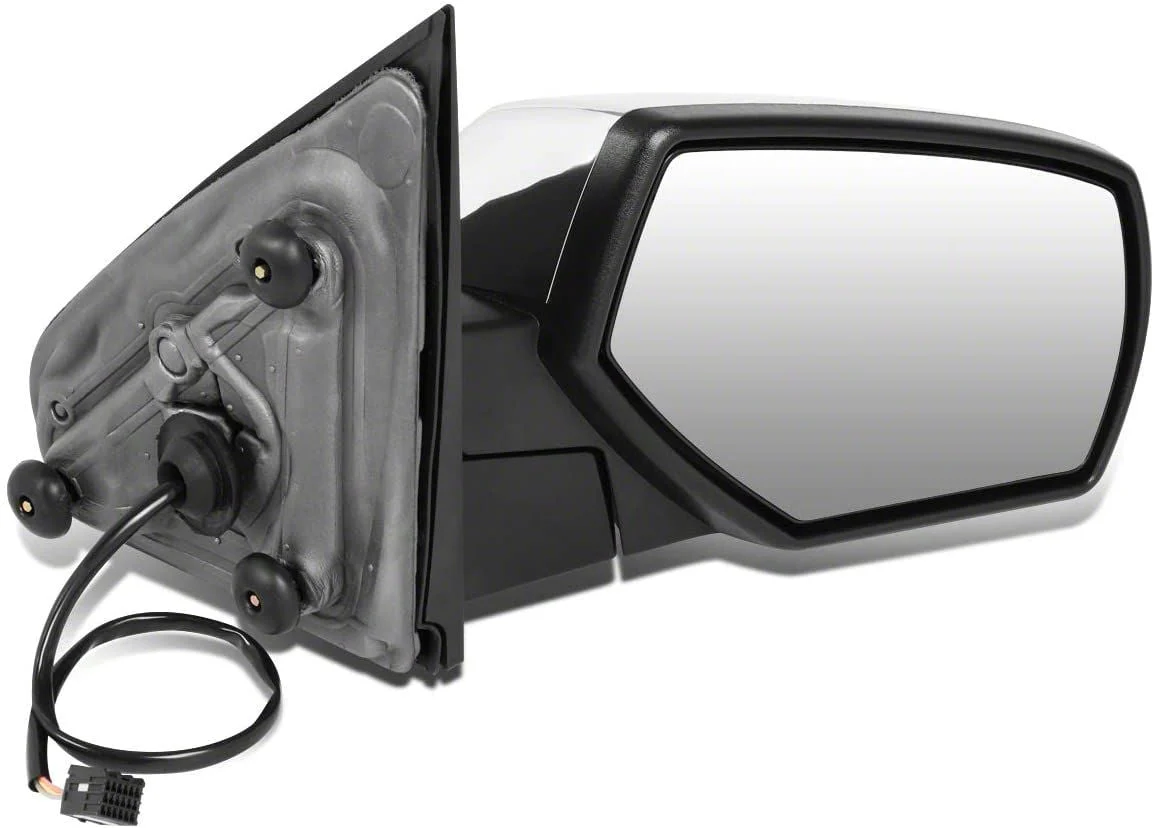 Powered Heated Towing Mirror; Passenger Side; Chrome (14-18 Sierra 1500)