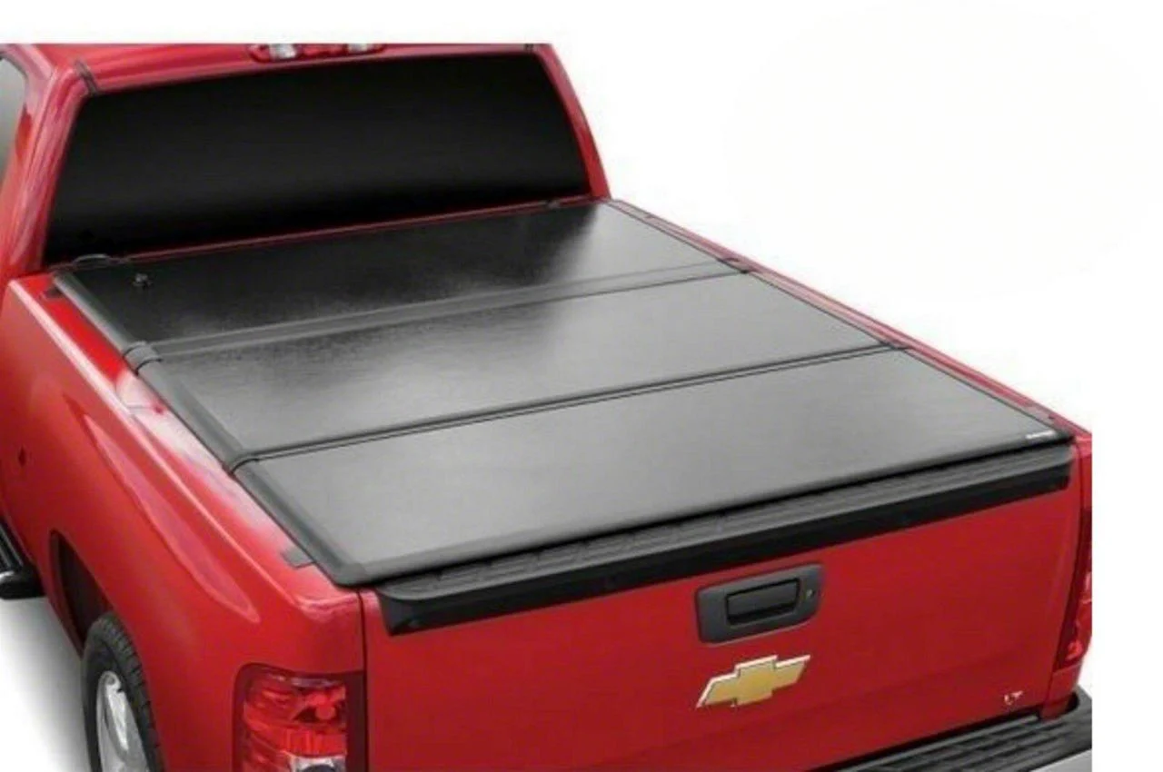 Premier Hard Tri-Fold Tonneau Cover (14-18 Sierra 1500 w/ 6.50-Foot Standard Box)