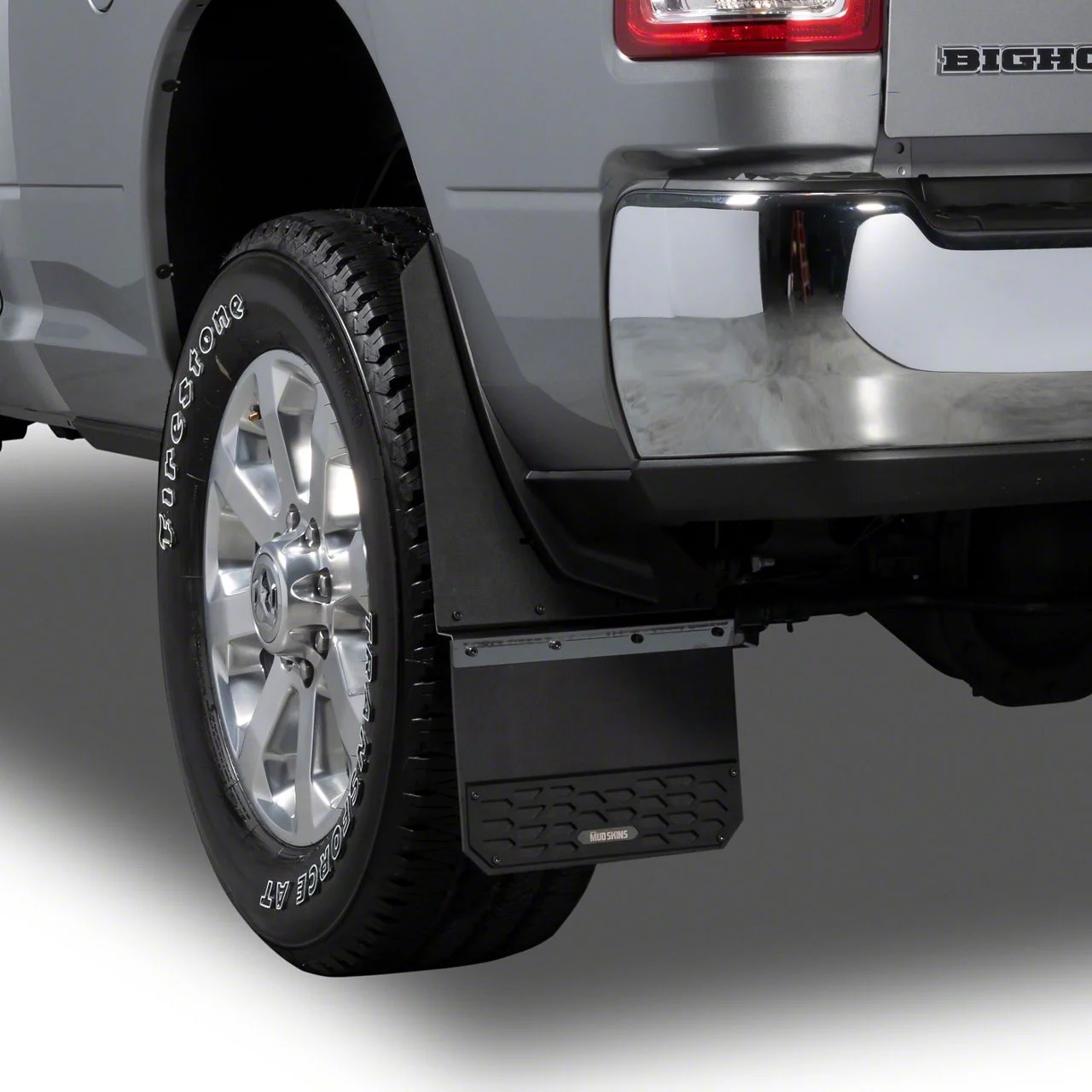 Putco Solid Mud Skins; High-Density Polyethylene; Rear (14-18 Sierra 1500)
