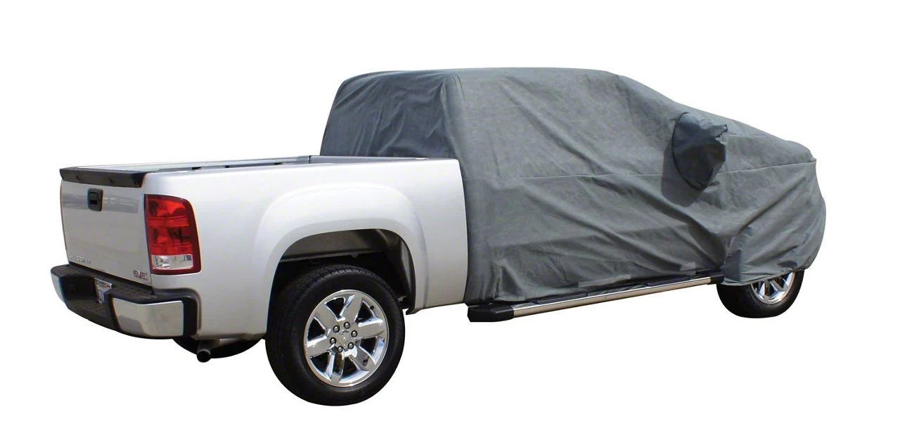Universal Easyfit Truck Cab Cover; Gray (07-18 Sierra 1500 Crew Cab)