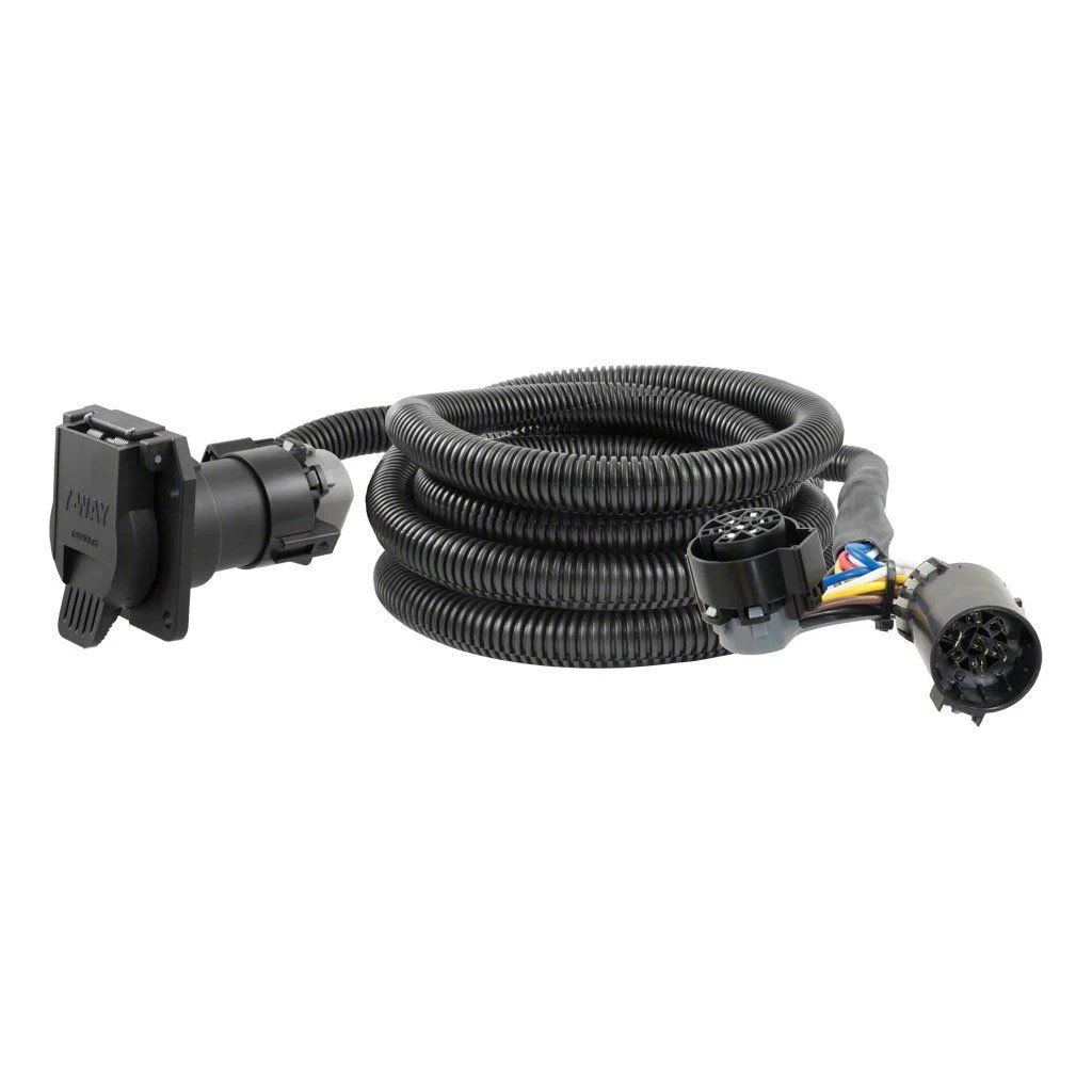 10-Foot 5th Wheel/Gooseneck Custom Wiring Harness with 7-Way Connector (07-26 Sierra 2500 HD)