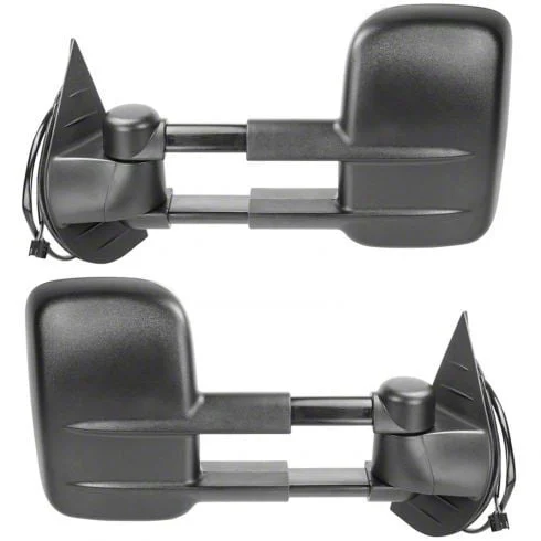 180 Degree Swing Powered Heated Manual Folding Towing Mirrors (07-14 Sierra 2500 HD)