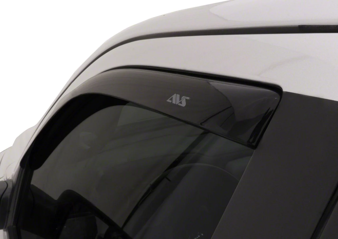 In-Channel Ventvisor Window Deflectors; Front and Rear; Dark Smoke (20-26 Sierra 2500 HD Double Cab)