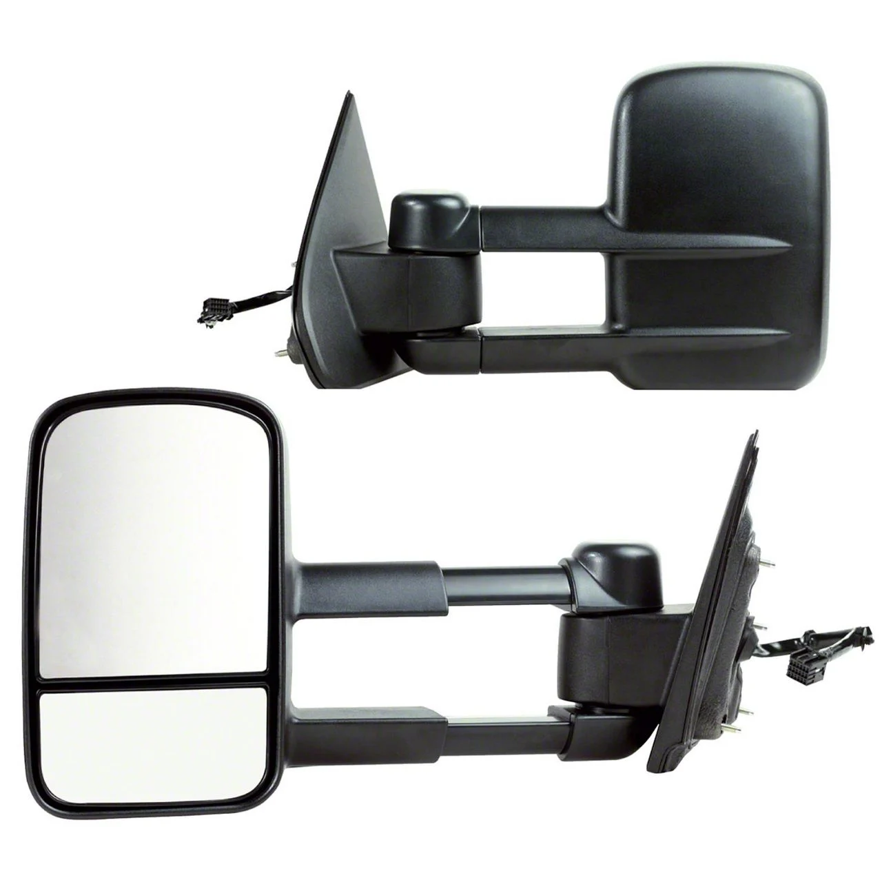 OEM Style Extendable Powered Towing Mirrors; Driver and Passenger Side (15-17 Sierra 2500 HD)